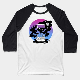 Space and Time Comic Baseball T-Shirt